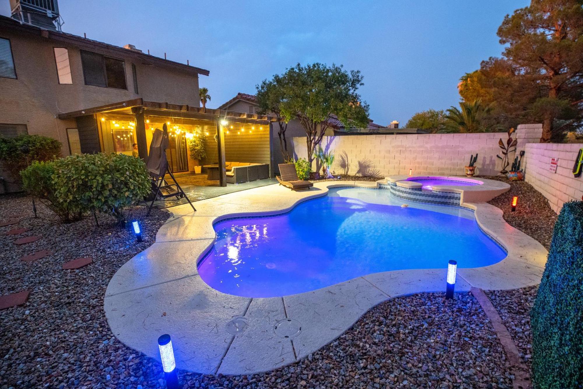 拉斯维加斯1800 Sqft House W/Heated Pool Spa 13Min From Strip别墅 外观 照片