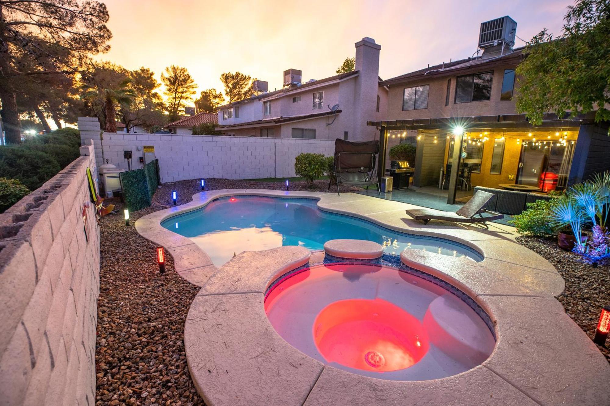 拉斯维加斯1800 Sqft House W/Heated Pool Spa 13Min From Strip别墅 外观 照片